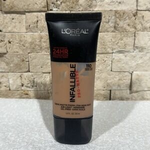 L'Oréal Paris Infallible Pro-Matte Foundation, #110 Crème Cafe 1 Fl Oz Sealed